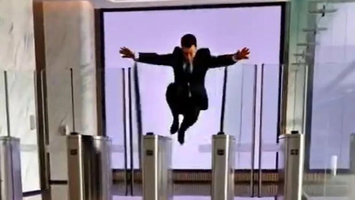 UBS private banker in Singapore performed an athletic manoeuvre to celebrate leaving