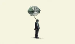 a man dreaming of a financial services district
