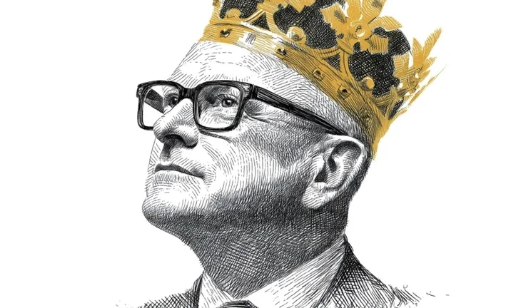 Marco Valla in a crown 