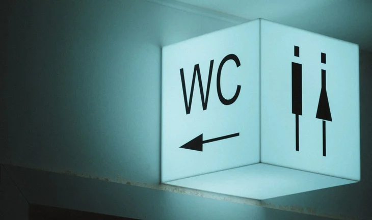 WC sign 