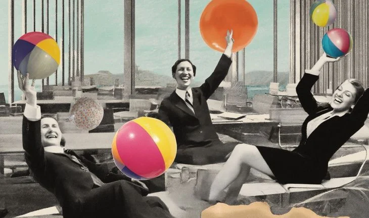 happy in the office